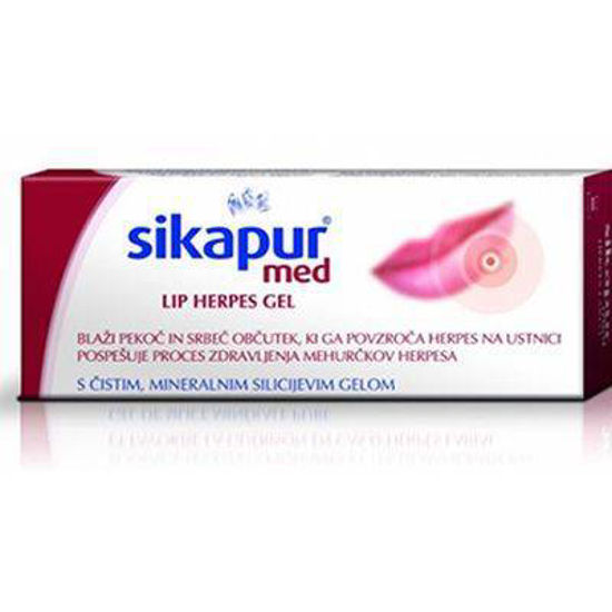 Sikapur med gel proti herpesu, 5 g