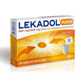 Slika Lekadol plus C zrnca v vrečkah, 10x5g