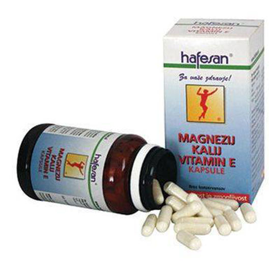 Hafesan magnezij, KALIJ in vitamin E, 60 kapsul ali KOMPLET