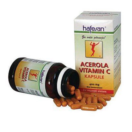 Hafesan acerola vitamin C, 60 kapsul ali KOMPLET