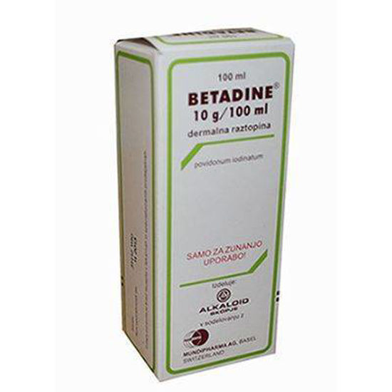 Betadine dermalna raztopina, 100 mL