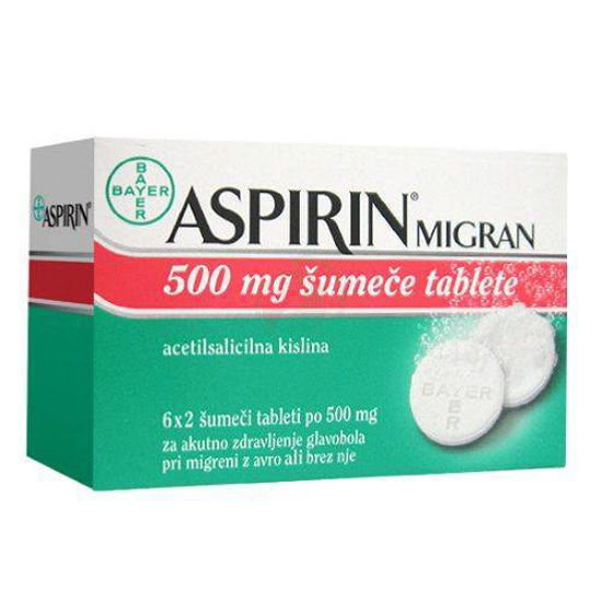 Aspirin migran, 12 šumečih tablet