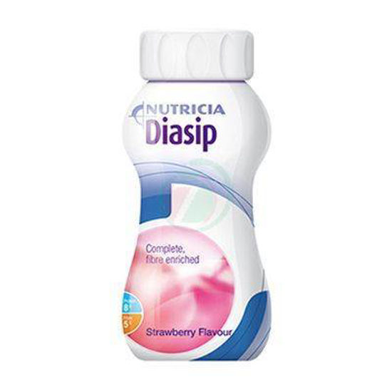 Diasip z okusom jagode, 4x200 mL