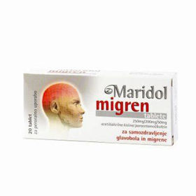 Slika Maridol migren, 20 tablet