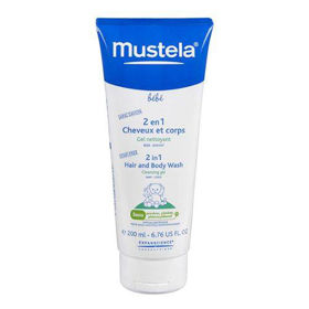 Slika Mustela 2 v 1 šampon za lase in telo, 200 mL