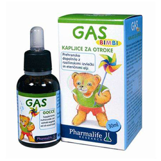 Gas Fitobimbi kapljice za otroke, 30 mL