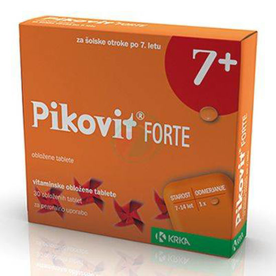 Pikovit forte 7+, 30 obloženih vitaminskih tablet