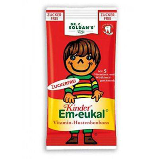 Dr. Soldan Em-Eukal trdi bonboni brez sladkorja za otroke, 75g