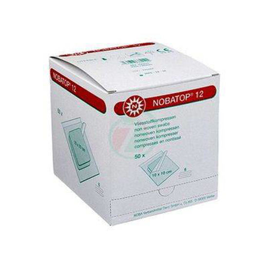 Nobatop netkane komprese 10x10 cm, 50 kom.