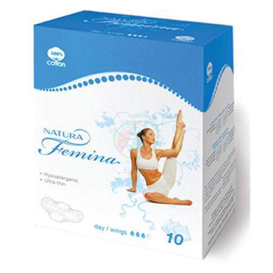 Natura femina dnevni vložki, 10 vložkov