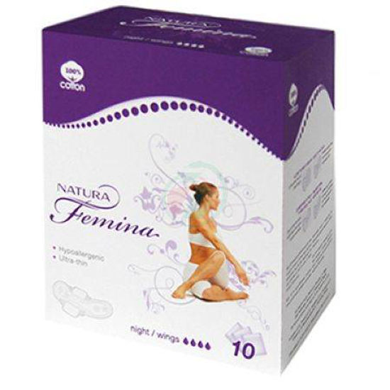 Natura femina nočni vložki, 10 vložkov