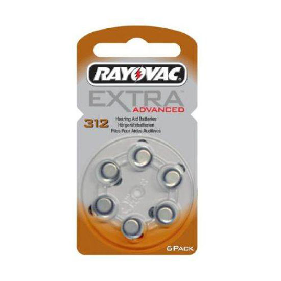 Reyovac baterije za slušni aparat tip 312, 6 baterij