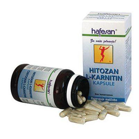 Hafesan hitozan L-karnitin, 60 kapsul ali KOMPLET