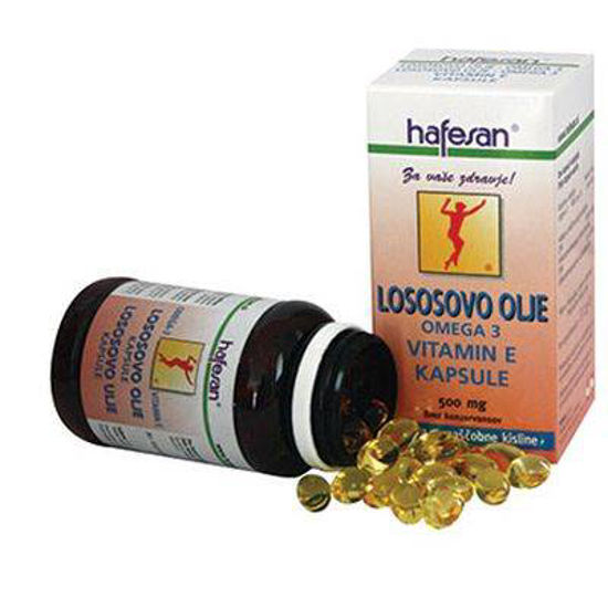Hafesan lososovo olje omega 3 in vitamin E, 80 kapsul ali KOMPLET