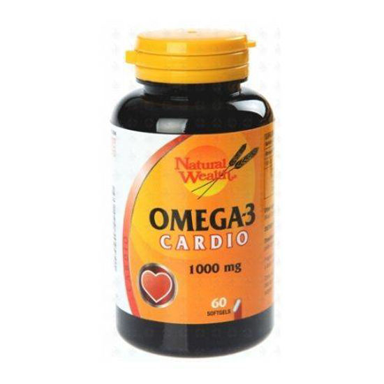 Natural Wealth omega 3 kardio, 60 kapsul