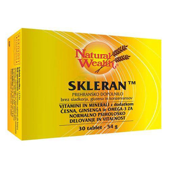 Natural Wealth skleran, 30 tablet