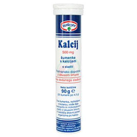 Slika Kalcij 500 mg šumeče tablete, 20 tablet