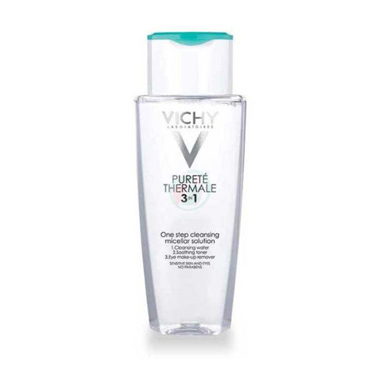 Vichy purete Thermale 3v1 pomirjevalni odstranjevalec ličil, 200 mL