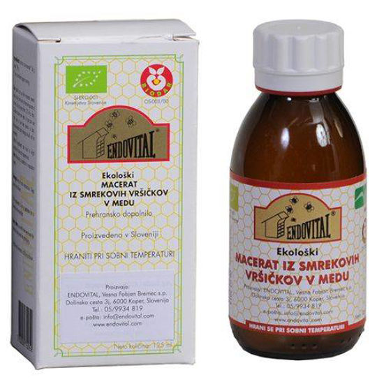 Endovital macerat iz smrekovih vršičkov, 125 mL