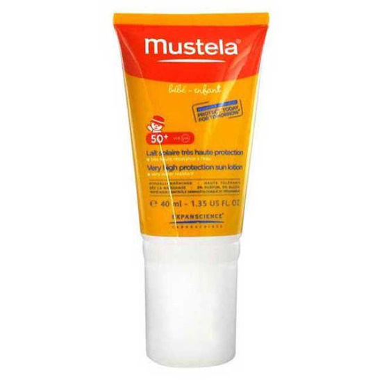 Mustela krema za zaščito otrok in dojenčkov pred soncem z ZF 50+, 40 mL