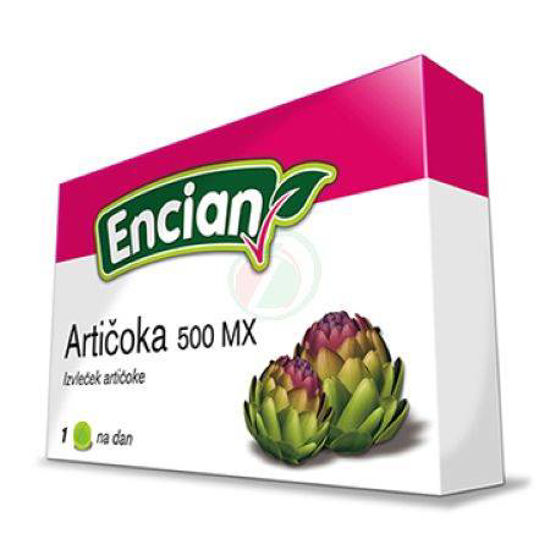 Encian Artičoka 500 MX, 30 kapsul