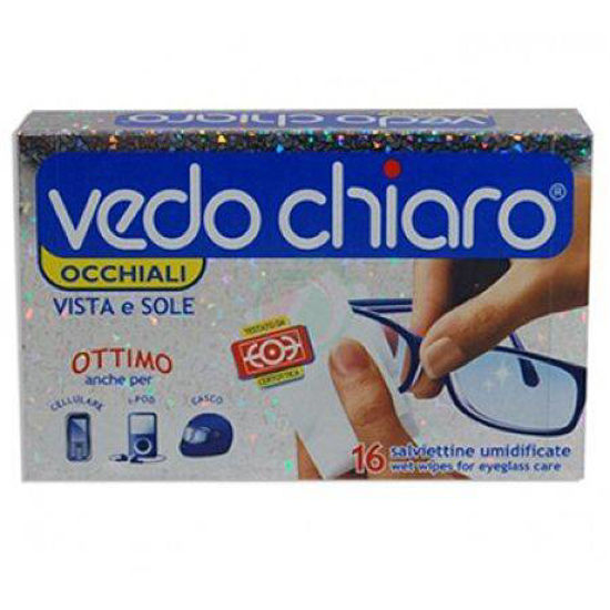 Čistilni robčki za očala VEDO CHIARO, 16 robčkov
