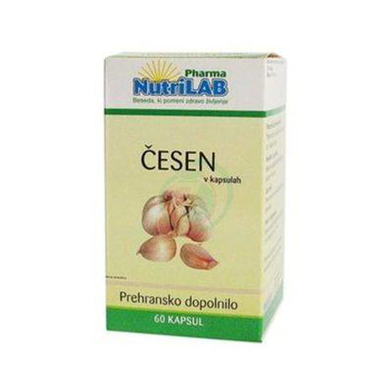Nutrilab česen 400 mg, 60 kapsul