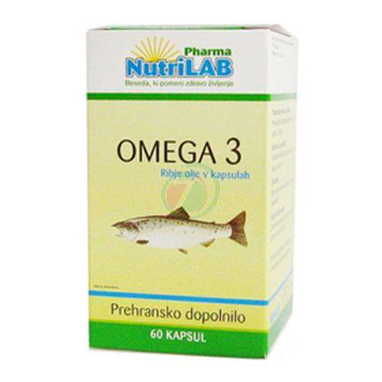 Nutrilab omega 3 500 mg, 60 ali 150 kapsul