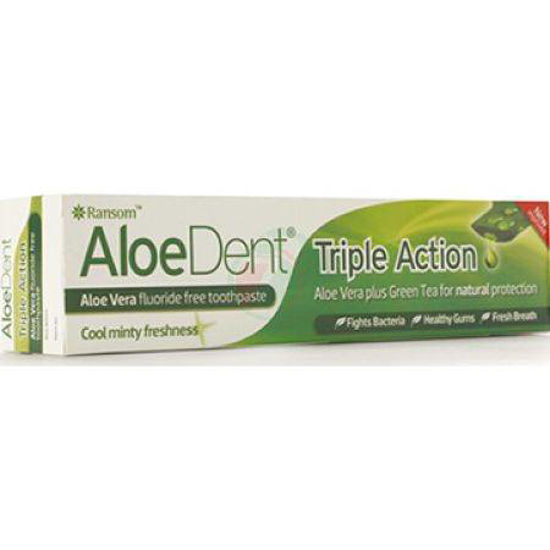 Aloedent zobna krema aloe vera s Q10 in oljem čajevca, 100 mL