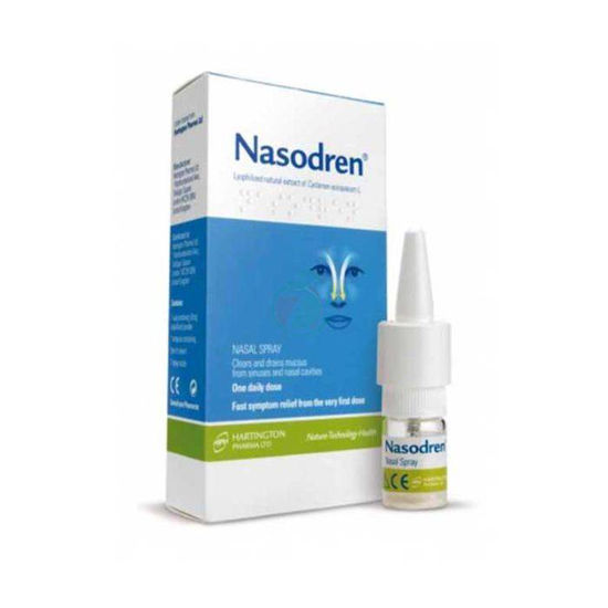Nasodren pršilo za nos, 50 mg + 5 mL