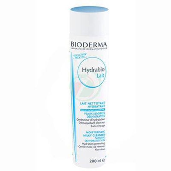 Bioderma Hydrabio Lait - Čistilno vlažilno mleko za dehidrirano in občutljivo kožo, 200 mL 