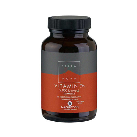 TerraNova vitamin D3, 50 ali 100 kapsul