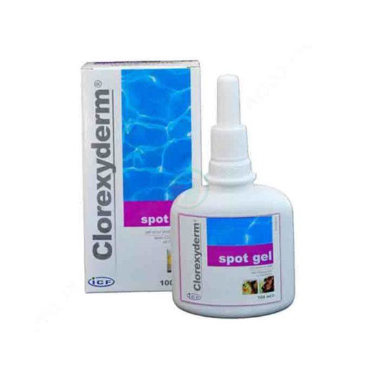 Clorexyderm Spot gel nanos za pse in mačke, 100 mL