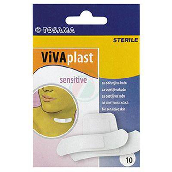 Vivaplast sensitive, 10 obližev
