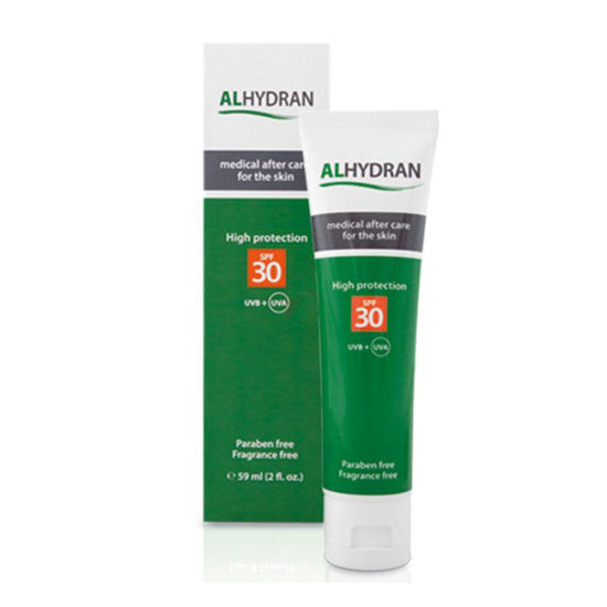 Alhydran negovalna vlažilna krema z ZF 30, 59 mL