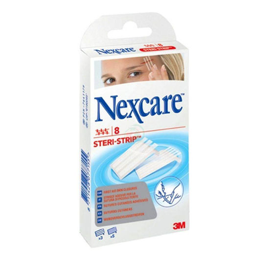 Nexcare Steri-strip šivi za brezživni tretma ran, 8 trakcev