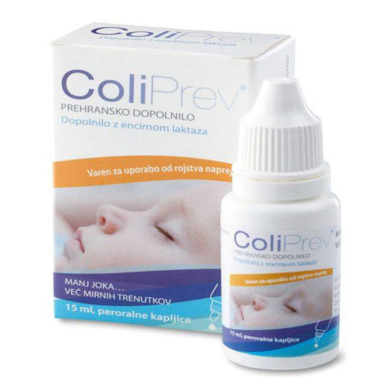 ColiPrev peroralne kapljice za dojenčke, 15 mL