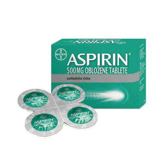 Aspirin 500 mg, 20 obloženih tablet