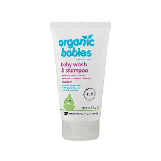 Green People gel za umivanje in šampon s sivko za dojenčke, 150 mL