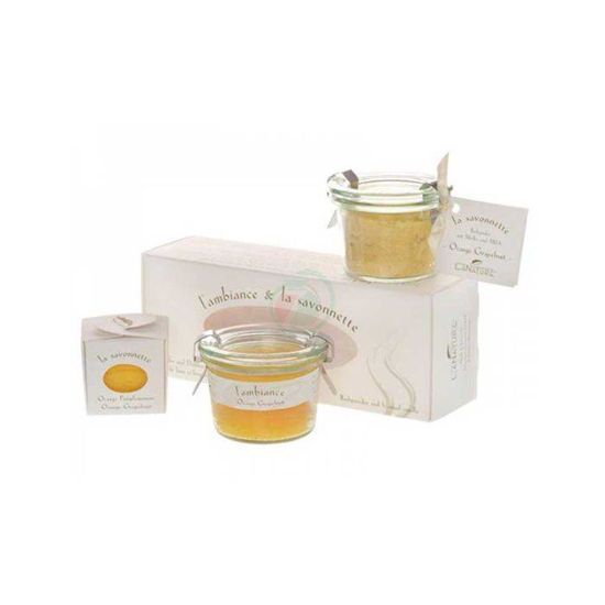 La Nature orange darilni set v kartonu
