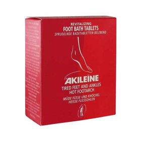 Slika Akileine (rdeča linija) osvežilna kopel za noge (v obliki tablet), 6x20 g