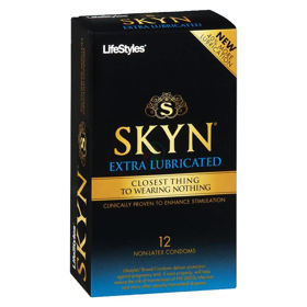 Slika LifeStyles Skyn Extra Lubricated kondomi, 10 kondomov