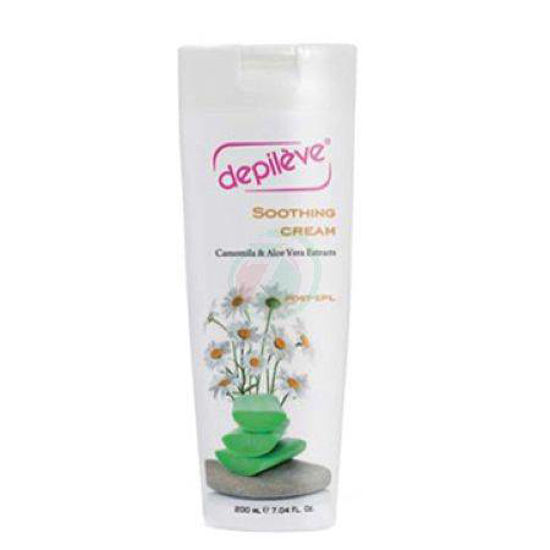 Depileve tonirana pomirjevalna krema  s kamilico in aloe vero, 200 mL