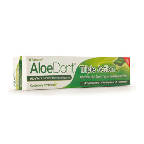 AloeDent Triple action zobna krema s Q10 in čajevcem, 100 mL