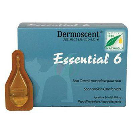 Dermoscent Essential 6 Spot-on kožni nanos za mačke, 4 pipete