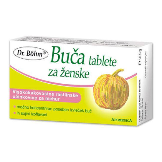 Dr. Böhm tablete z bučo za ženske, 30 tablet