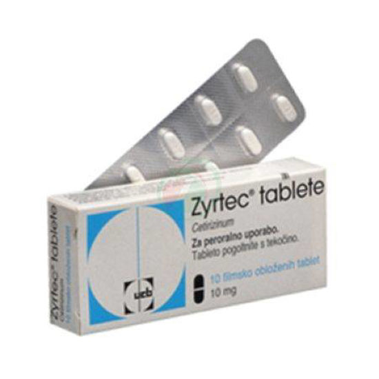 Zyrtec tablete, 10 mg