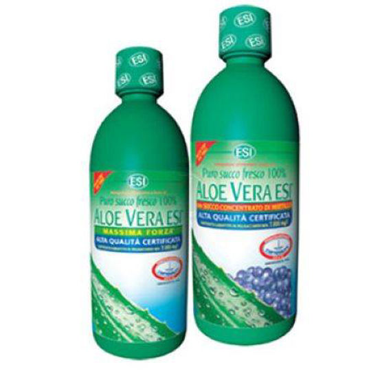 Aloe vera sok borovnica moč,  1000 mL + gratis ESI Aloe vera maksimalna moč, 500 mL