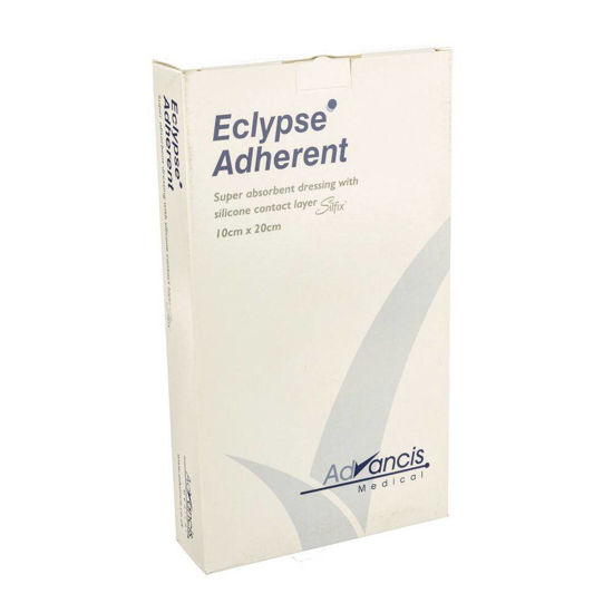 Eclypse Adherent visoko vpojne obloge s stično plastjo 10x10 cm, 10 oblog