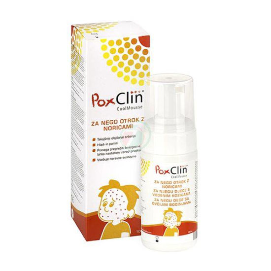 PoxClin hladilna pena – za nego otrok z noricami, 100 mL